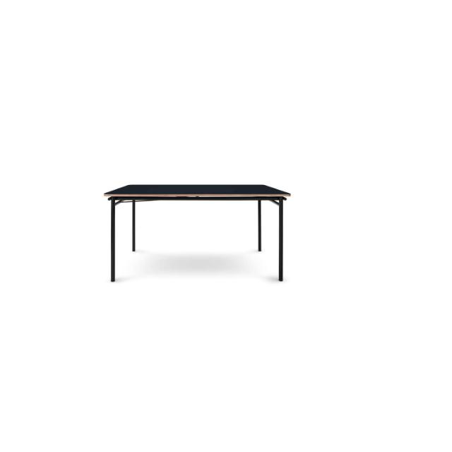 Taffel dining table - Black - 90x150/210 cm