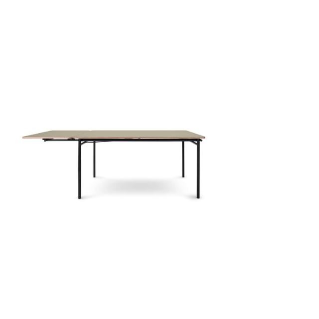 TAFFEL table - pebble - 90x150/210