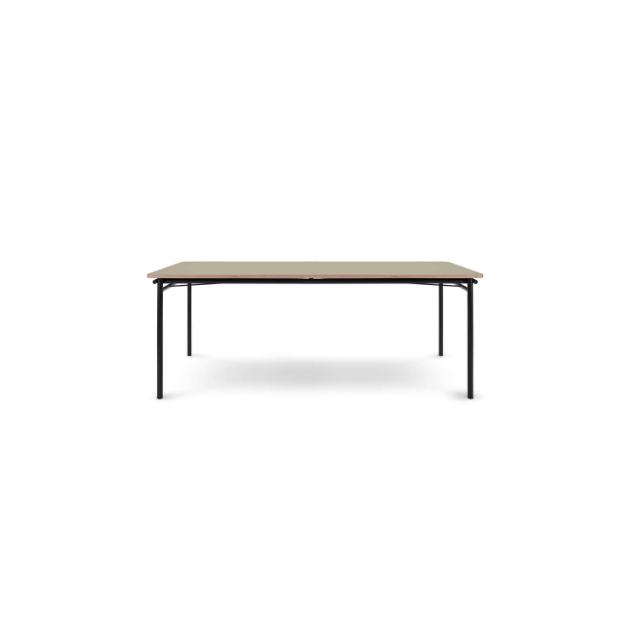 Taffel dining table - Pebble - 90x200/320 cm