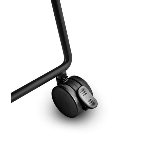 CARRY TV stand on castors - Black