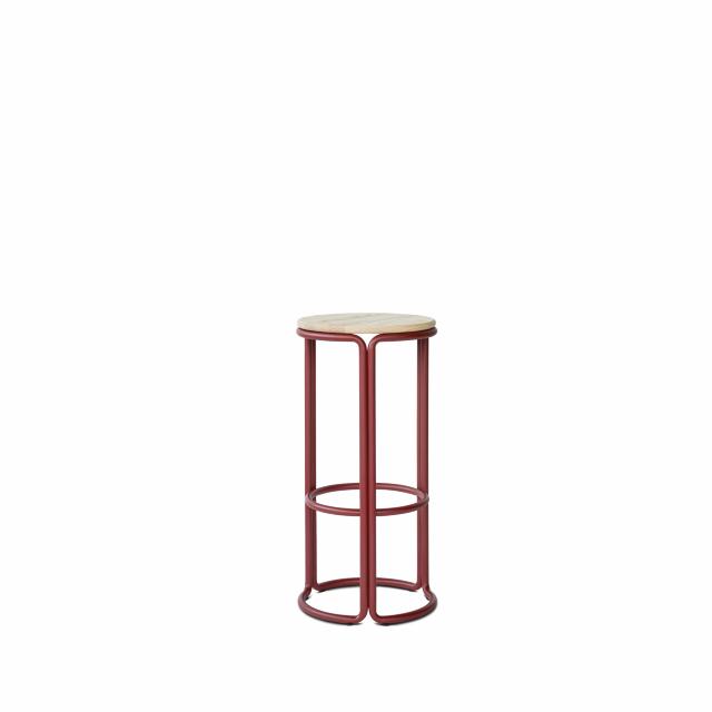 HARDIE seat (Part II/II) -  Natural lacquered ash seat assembled on frame